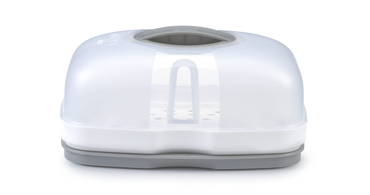 Chicco Advanced Electric Steam Sterilizer & Dryer for Baby Bottles, Feeding Accessories and More | Eliminates 99.9% of Germs | 4 Programming Options | 2 Configurations | Automatic Shut-Off