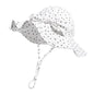 Baby Girl Sun Hat with UPF 50+ Outdoor Adjustable Beach Hat with Wide Brim Bucket Hats