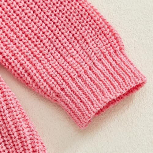 Baby Girl First Birthday Outfit One Year Old Strawberry Embroidery Knit Sweater Romper Warm Fall Winter Clothes