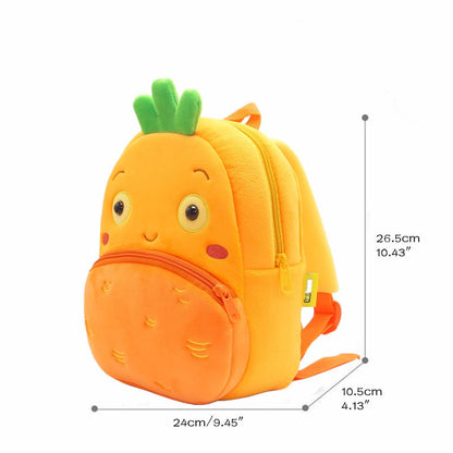 Cute Toddler Backpack Plush Animal Cartoon Mini Travel Daycare Bag for Baby Girl Boy 2-6 Years (Shark Blue)