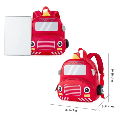 KK CRAFTS Preschool Backpack Toddler Neoprene Animal Schoolbag Lunch backpack for Kids Boys Girls(Dinosaur)
