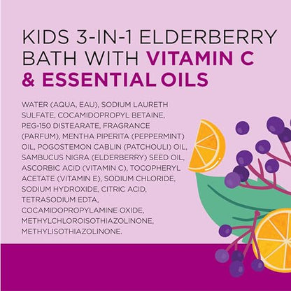 Dr Teal's Kids 3-in-1 Sleep Bath: Bubble Bath, Body Wash & Shampoo with Melatonin & Essential Oil, 20 fl oz (Pack of 3)