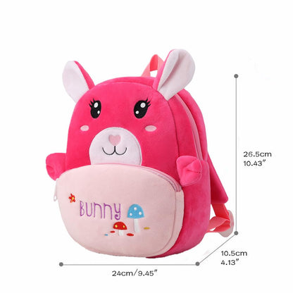Toddler Backpack for Boys and Girls, Cute Soft Plush Animal Cartoon Mini Backpack Little For Kids 2-6 Years (Cows)