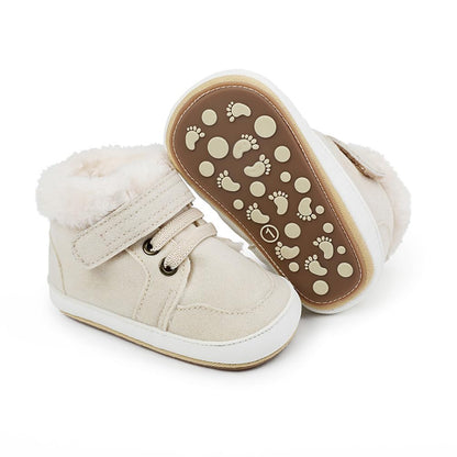 Clowora Baby Boys Girls Shoes Non-Slip Rubber Sole Sneakers Infant First Walking Toddler Crib Shoes Newborn Loafers Flats.