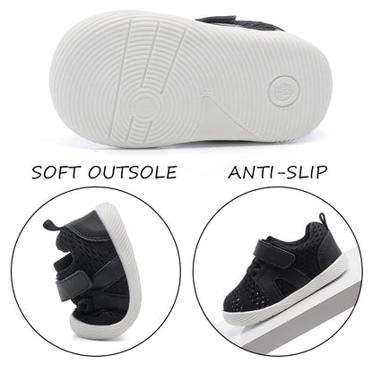 Baby Boys & Girls First Walking Shoes - Non-Slip, Breathable Infant Sneakers for 6-18 Months