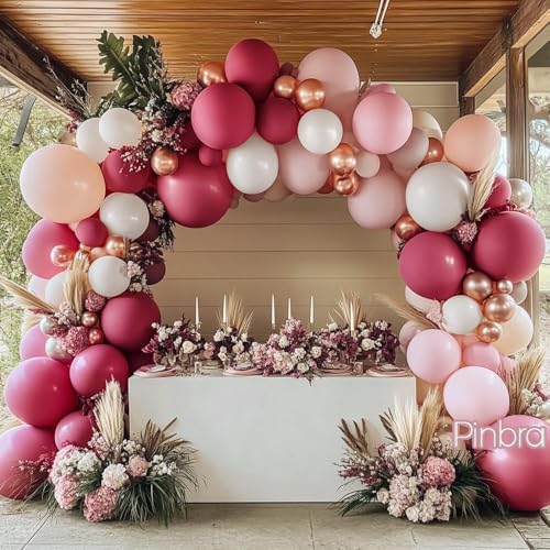 Dusty Blue Balloon Garland Double Stuffed Slate Pastel Blue White Sand Pearl Balloon Arch Kit for Baby Shower Birthday Bridal Shower Wedding Graduation Party Decorations