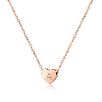 M MOOHAM Heart Initial Necklace Gifts for Girls Women, S925 Sterling Silver Tiny Letter Necklace Birthday Gift for Kids Teen Girl Jewelry