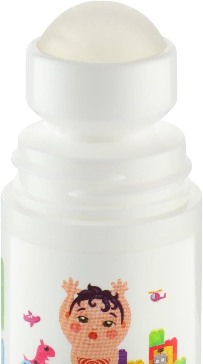 Mamaearth Easy Baby Tummy Roll On for Digestion & Colic Relief with Hing & Fennel | Natural Gas Relief Belly Rub for Delicate Skin of Babies | 40ml/1.35 Fl Oz