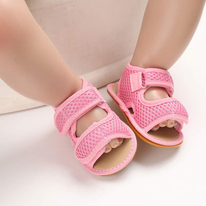 SOFMUO Baby Girls Boys Sparkly Bowknot Sandals Premium Soft Anti-Slip Rubber Sole Infant Summer Outdoor Shoes Toddler First Walkers