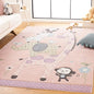 SAFAVIEH Carousel Kids Collection Accent Rug - 4' x 6', Ivory, Animal Design, Non-Shedding & Easy Care, Ideal for High Traffic Areas for Boys & Girls in Playroom, Nursery, Bedroom (CRK120A)