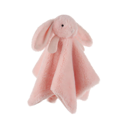 Apricot Lamb Stuffed Animals Cream Bunny Rabbit Security Blanket Infant Nursery Character Blanket Luxury Snuggler Plush Baby Lovey(Cream Bunny, 13 Inches)