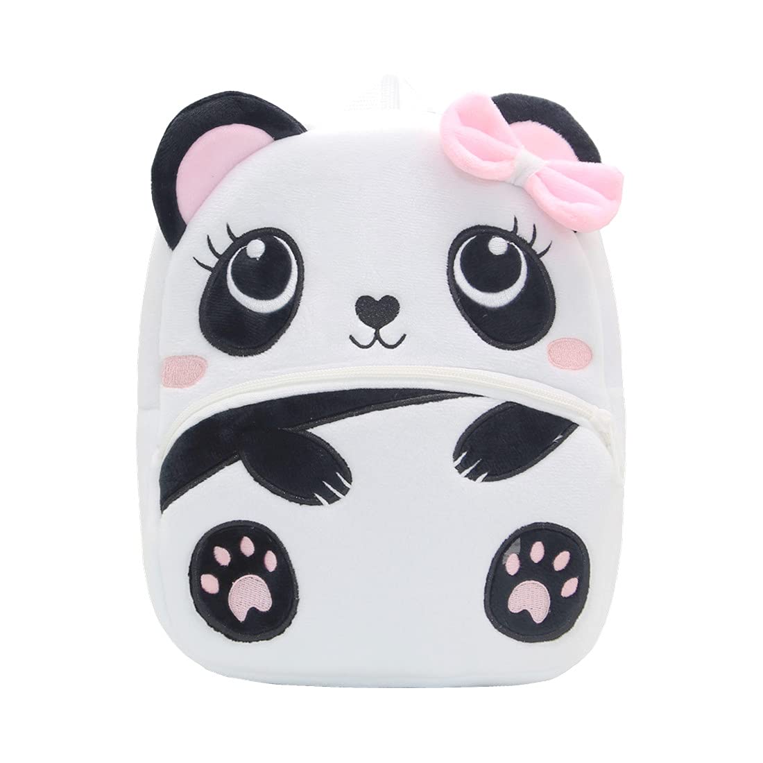 NICE CHOICE Cute Toddler Backpack Toddler Bag Plush Animal Cartoon Mini Travel Bag for Baby Girl Boy 2-6 Years(Grey Elephant)