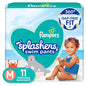 Pampers Swim Diapers - Splashers - Size 2-3, 20 Count, Gap-Free Disposable Baby Swimming Pants