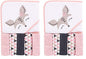 Luvable Friends Unisex Baby Hooded Towel with Five Washcloths, Cotton,Polyester,Ikat Elephant, One Size