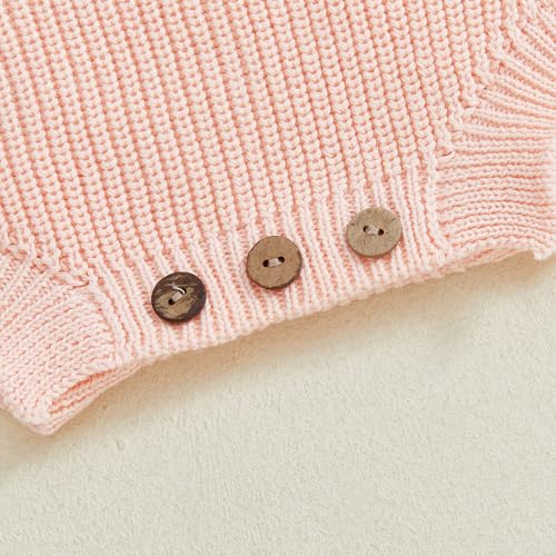 Baby Girl First Birthday Outfit One Year Old Strawberry Embroidery Knit Sweater Romper Warm Fall Winter Clothes