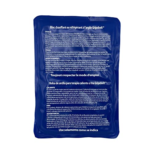 Dr. Brown's Infant Gripebelt Heated Belly Band, Soothe Baby's Tummy with Gentle Warmth and Compression, Hedgehog, 0m+