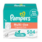Pampers Baby Wipes Multi-Use Fragrance Free 9X Pop-Top Packs 504 Count