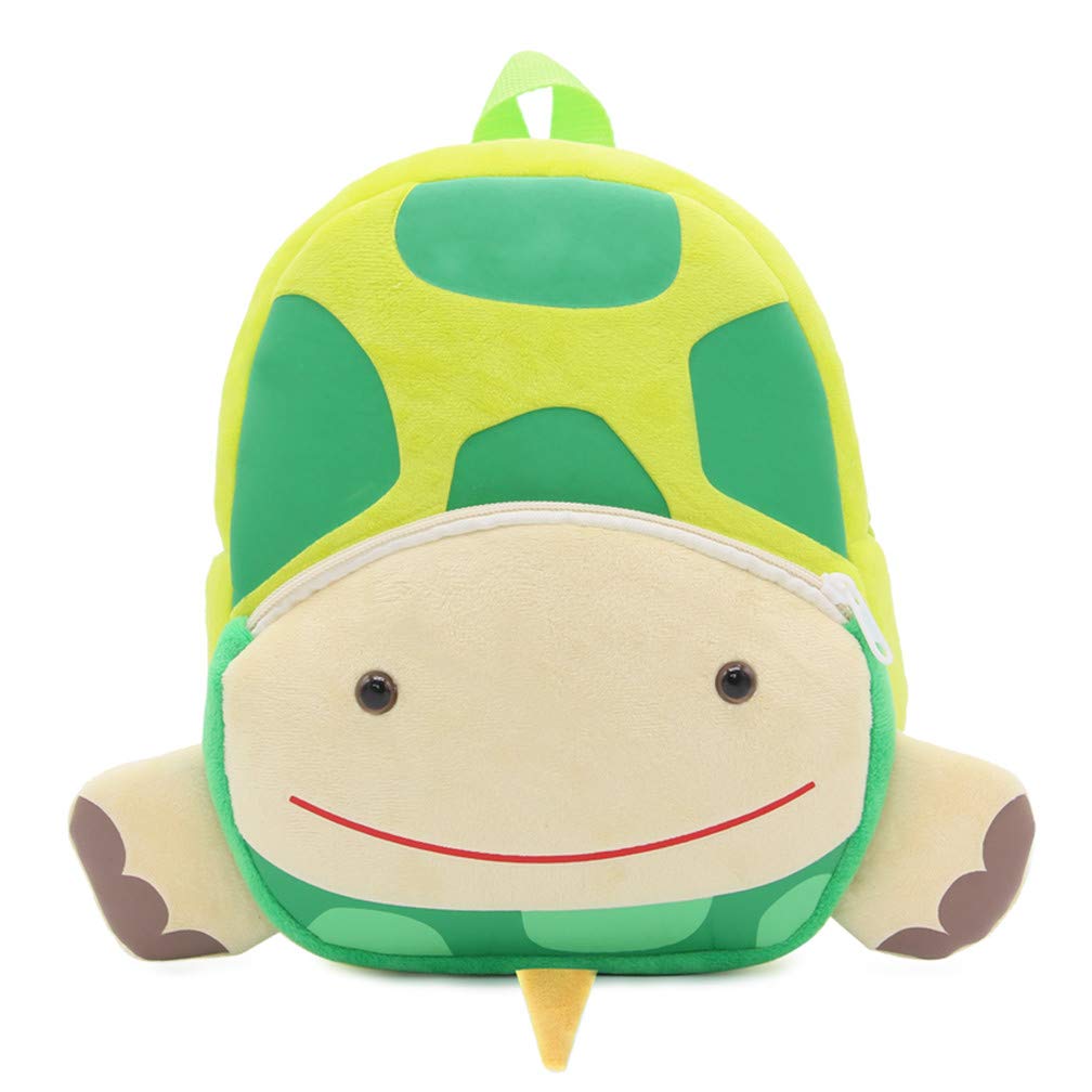 Ladyzone Toddler Backpack Zoo Animals Backpacks Cute Plush Bag Cartoon 10" Preschool Book Bag For 2+ Years Girls Boys