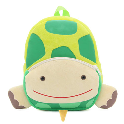 Ladyzone Toddler Backpack Zoo Animals Backpacks Cute Plush Bag Cartoon 10" Preschool Book Bag For 2+ Years Girls Boys