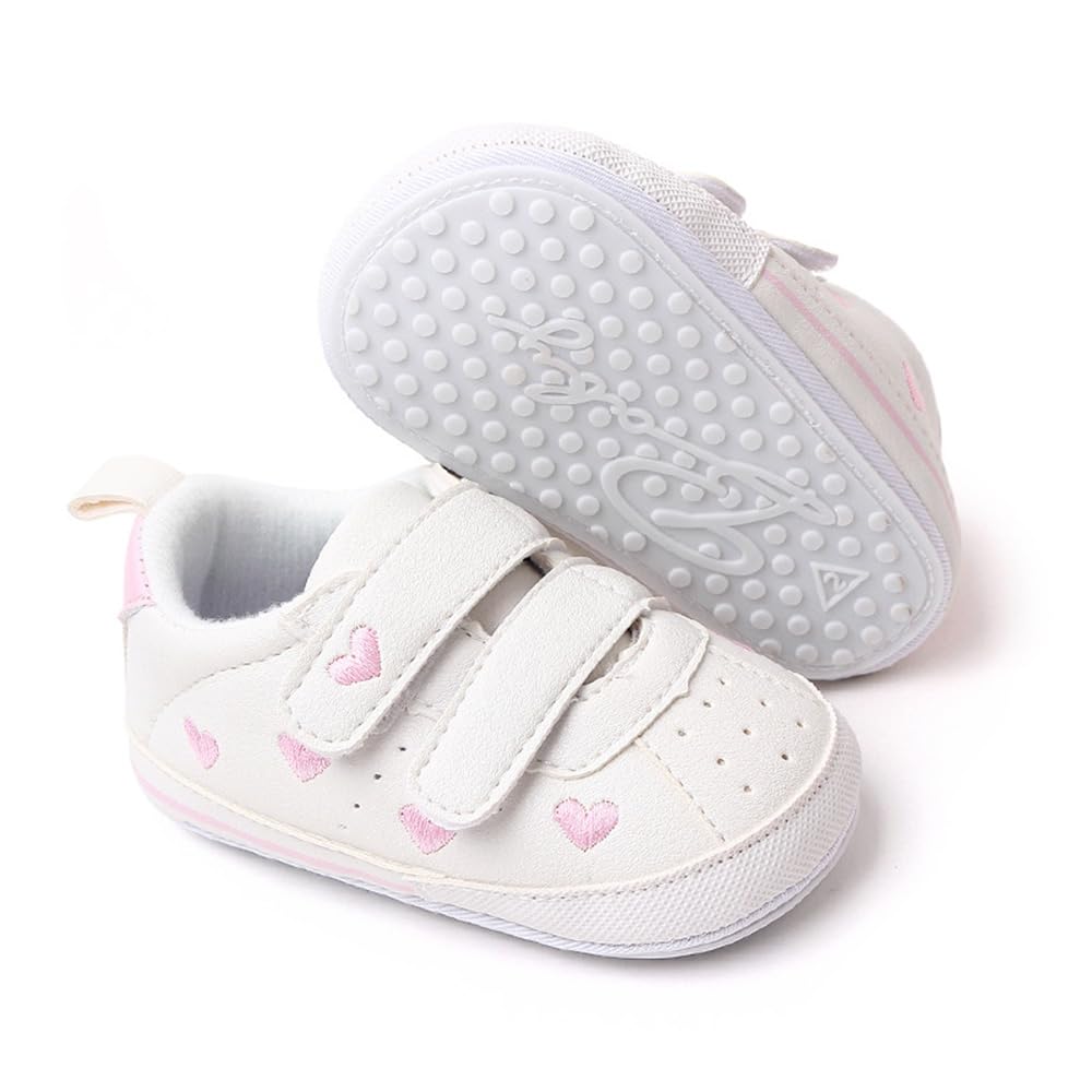 Baby Girls Boys Shoes Soft Anti-Slip Sole Newborn First Walkers High Top Canvas Denim Unisex Infant Sneaker