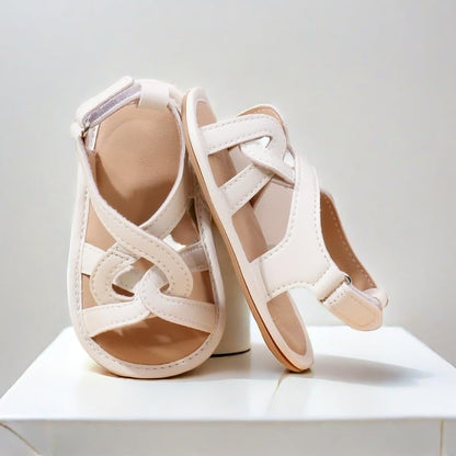 Infant Boys Girls Sandals, Summer Baby Rubber Soles Non-Slip PU Leather Sandals, Newborn Toddler Prewalker First Walking Beach Outdoor Shoes,Infant Toddler Unisex Summer Shoes for babies