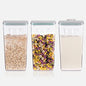 Ankou Formula Container - 1700ml Airtight Formula Dispenser One Button Handy Milk Powder Container BPA-Free Storage Containers with Scoop and Scraper Transparent 730g