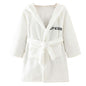 Unisex Baby Hooded Bathrobe Kids Flannel Pajamas Dressing Gown for Boys Girls
