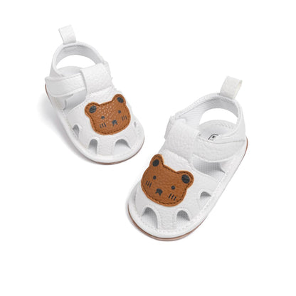 Meckior Baby Infant Boy Girl Sandals Newborn Non-Slip Soft Rubber Sole Sandals for Baby Boys Open-Toe Outdoor Casual Summer First Walkers Shoes