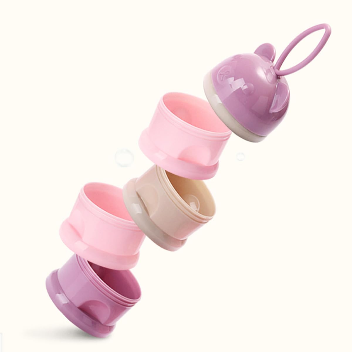 2pcs Baby Formula mam Baby Bottles Baby Formula containers for Travel Formula Dispenser Newborn Milk Powder Dispenser Packaging Container Baby Feeding Tool Milk Powder Box