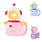 JunNeng Baby Head Protector Backpack, Toddler Walking Fall Head Protection, Pink Butterfly