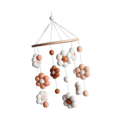 Baby Crib Mobile Crib Hanging Toy, Boho, Stroller Hanging Toy, Wind Chime Photography Props for Stroller, Nursery, Style B