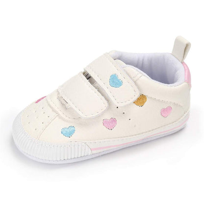 E-FAK Baby Shoes Boys Girls Infant Sneakers Non-Slip Rubber Sole Toddler Crib First Walker Shoes