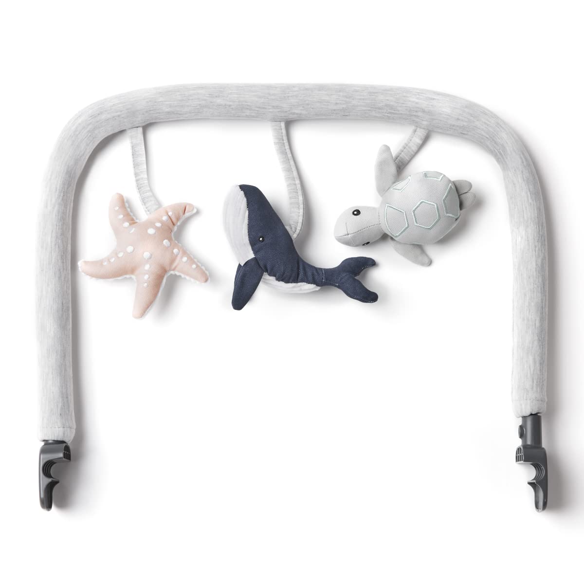 Ergobaby Evolve 3-in-1 Mesh Bouncer, Adjustable Multi Position Baby Bouncer Seat, Fits Newborn to Toddler, Grey Mesh