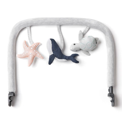 Ergobaby Evolve 3-in-1 Mesh Bouncer, Adjustable Multi Position Baby Bouncer Seat, Fits Newborn to Toddler, Grey Mesh
