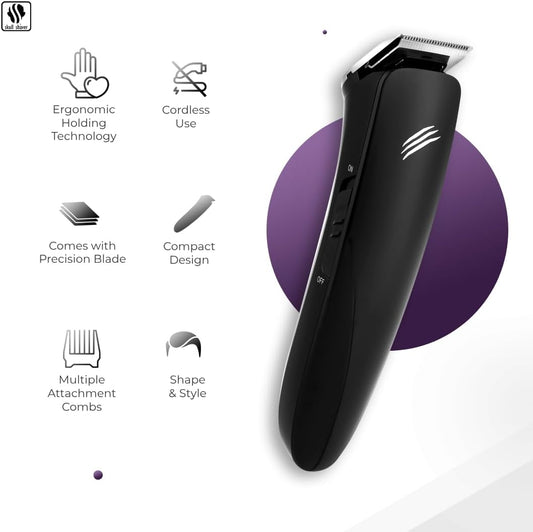 Skull Shaver Baby Beast Trimmer: Ultimate Cordless Hair & Beard Trimmer with Precision Blades | Complete Grooming Kit