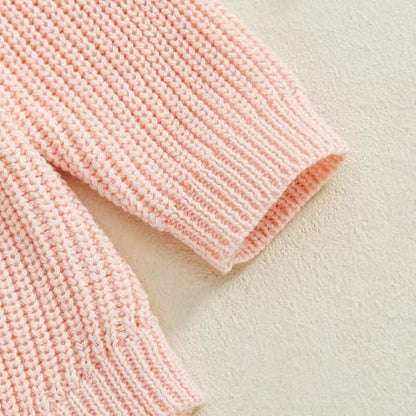 Baby Girl First Birthday Outfit One Year Old Strawberry Embroidery Knit Sweater Romper Warm Fall Winter Clothes