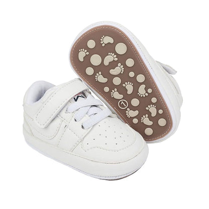Clowora Unsex Baby Shoes Boys Girls Infant Sneakers Non-Slip Soft Rubber Sole Toddler Crib First Walker Lightweight Shoes