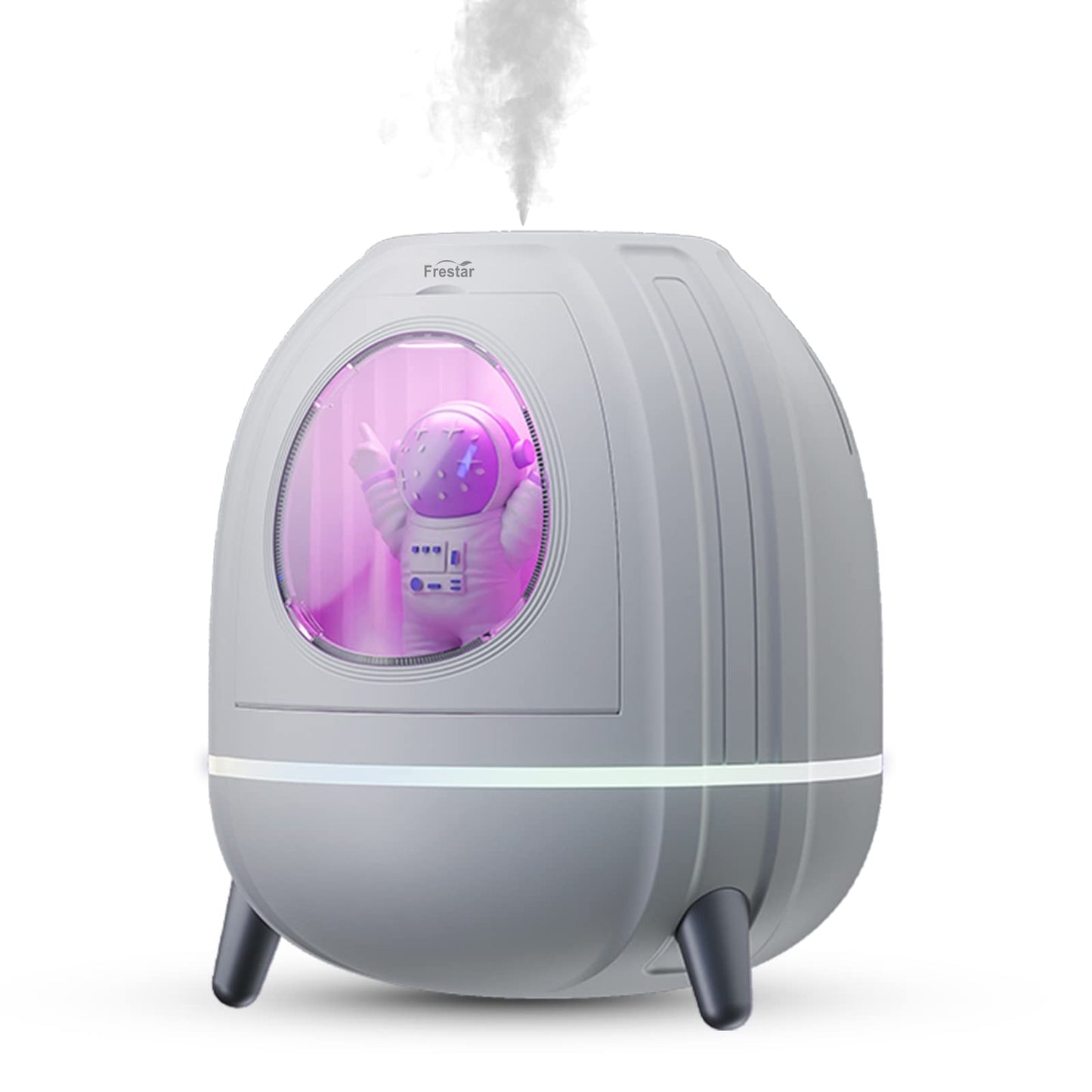 Mini USB Humidifier 220ml with LED Night Light, Small Cute Humidifier Bulit in Adorable Doll for Kids, Plant, Bedroom, Office, Desk, Babies Room, No Battery(Green-Huhu)