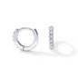 PAVOI 14K Gold Plated Sterling Silver Posts Cubic Zirconia Mini Huggie Earrings for Women | Tiny Cartilage Helix Huggie Hoop Earrings