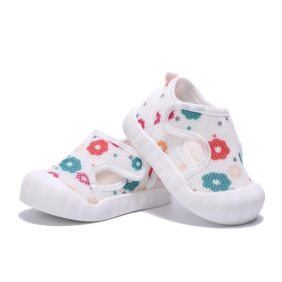 Baby Summer Sandals Breathable Mesh Rubber Sole Non-Slip Outdoor Shoes for Boys and Girls 9-30 Months