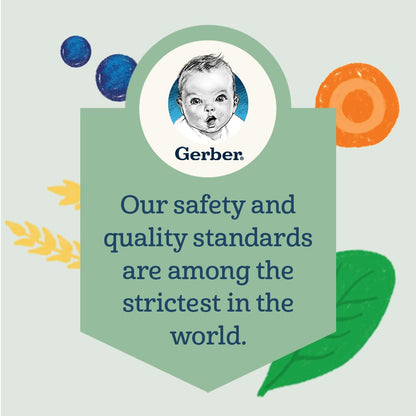 Gerber Baby Food 2nd Foods Blends, Sweet Potato Corn Puree, Veggie Power, Natural & Non-GMO, 4 Ounce Tubs, 2-Pack