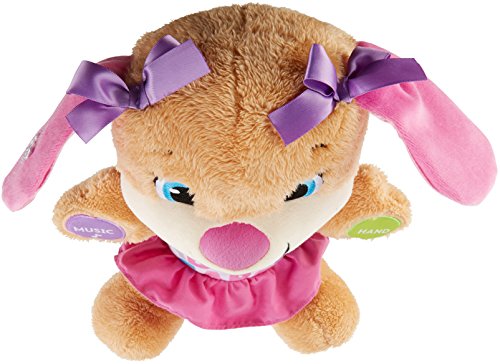 Fisher-Price Baby & Toddler Toy Laugh & Learn Smart Stages Puppy Musical Plush with Lights & Phrases for Infants Ages 6+ Months