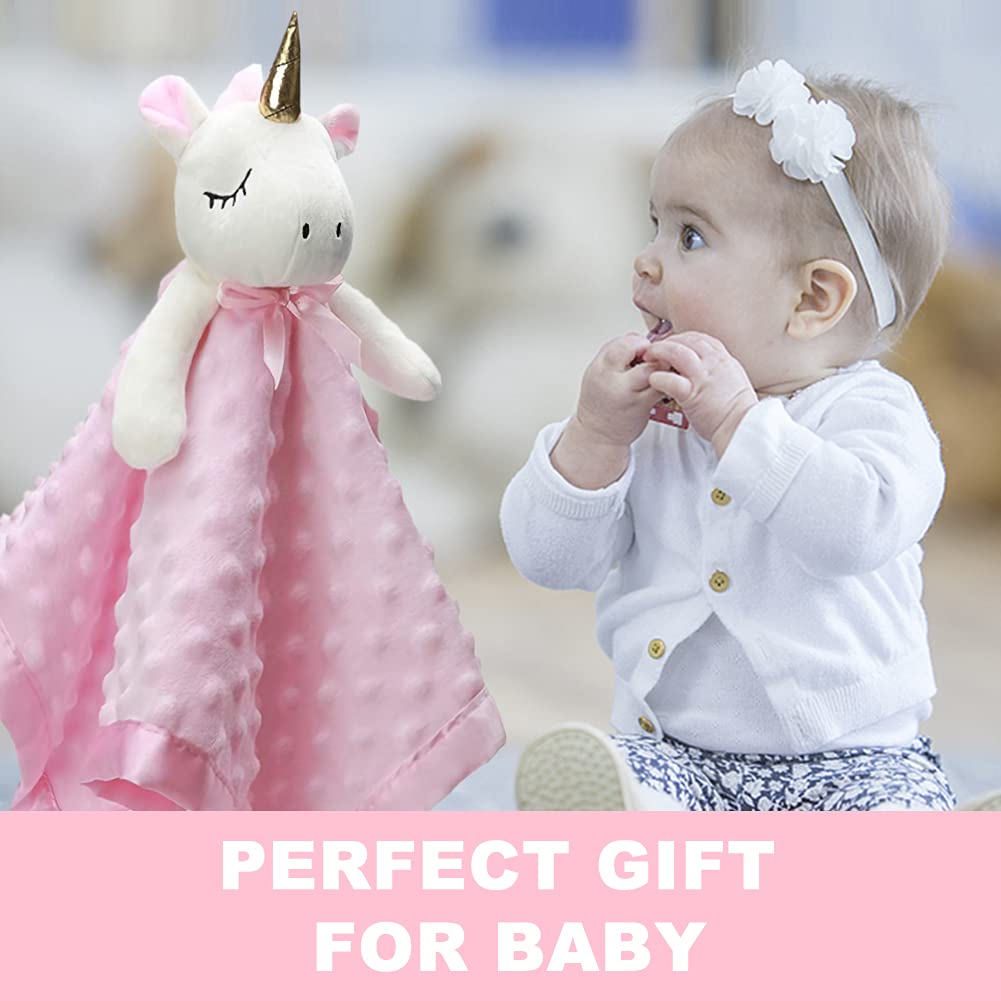 Pro Goleem Duck Security Blanket Soft Yellow Baby Lovey Unisex Lovie Baby Gifts for Newborn Toddler Snuggle Toy Stuffed Animal 16 Inch