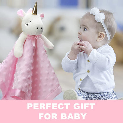 Pro Goleem Duck Security Blanket Soft Yellow Baby Lovey Unisex Lovie Baby Gifts for Newborn Toddler Snuggle Toy Stuffed Animal 16 Inch