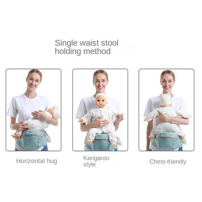 Baby Carrier 3-in-1 Ergonomic Infant Carrier Soft Baby Holder 3 to 36 Months,4 Season/All Seasons,Newborn to Toddler with Hood All Position Baby Hipseat (Pink)
