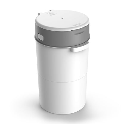 Bellababy Diaper Pail, Upgrade Baby Diaper Bin with Double Odor Locking, Includes 1 Refill (270 inches/pcs), Compact Design for Nursery
