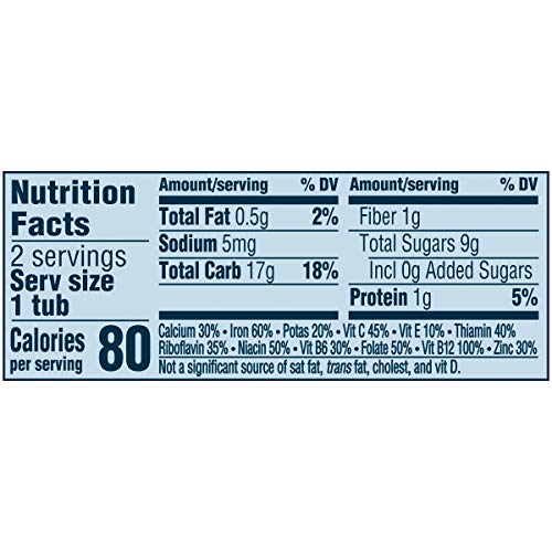 Gerber Baby Food 2nd Foods, Mixed Cereal, Pears & Cinnamon with Oatmeal Puree, 4 Ounce Tubs, 2-Pack (Pack of 8)