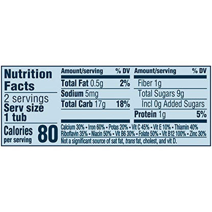 Gerber Baby Food 2nd Foods, Mixed Cereal, Pears & Cinnamon with Oatmeal Puree, 4 Ounce Tubs, 2-Pack (Pack of 8)