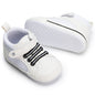 Meckior Toddler Baby Boys Girls High Tops Ankle Sneakers Soft Anti-Slip Sole PU Leather Moccasins Infant Newborn Prewalker First Walking Crib Shoes