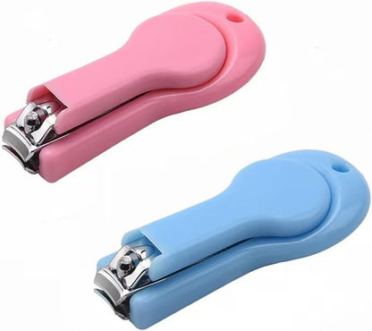 Baby Nail Clippers，2 Pack Nail Clippers，for Trimming Baby's Fingers or Toes，Blue and Pink Toddler Nail Clipper，Be Suitable for；Infant, Toddler, Kids
